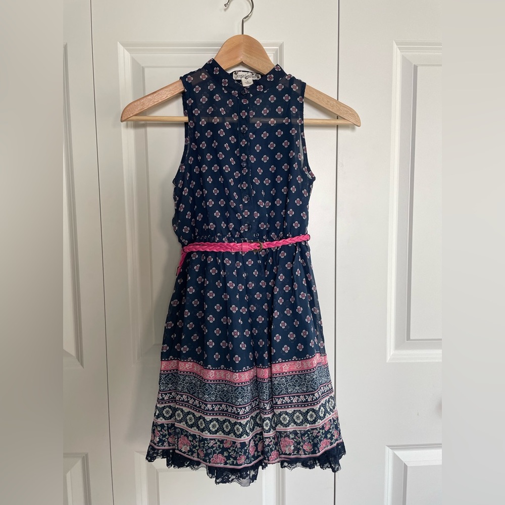 Knitworks navy blue dress size 8